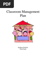 Classroom Management Plan