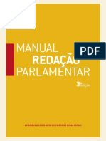 Manual de redação parlamentar ALMG