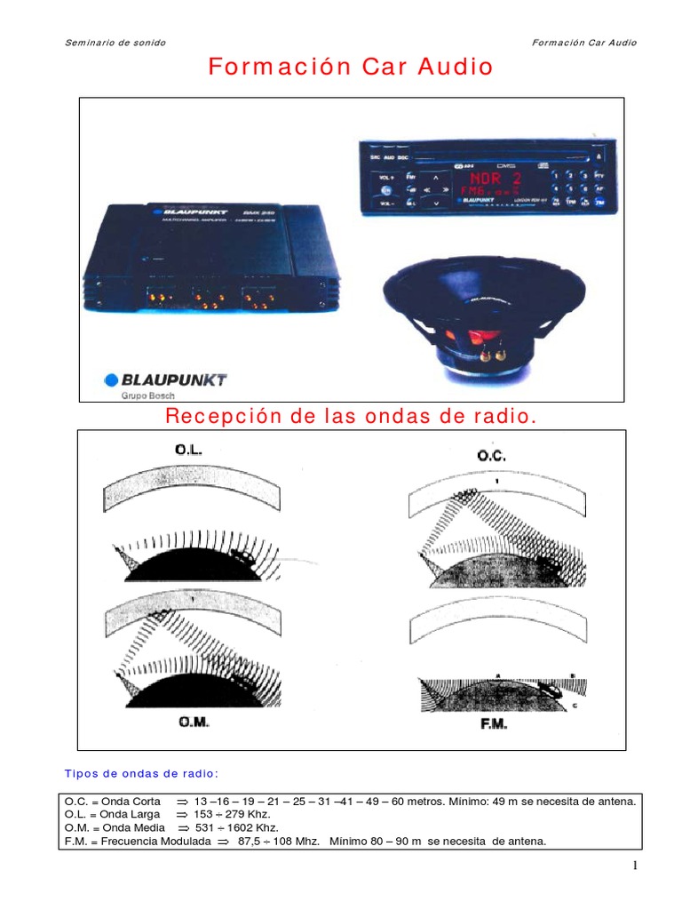 Formación Car Audio | PDF
