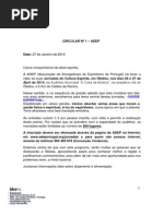 Jornadas ADEP 2014 - circular 1