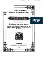 1841 M. Fornes Gurrea. Practica Del Arte de Edificar