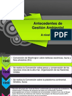 Antecedentes de Gestión Ambiental