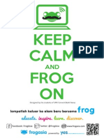 Frog Buzz Posters With QR Code