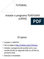 Instalar o Programa TEXSTUDIO (LATEX)