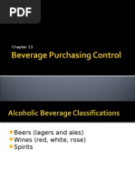 Beverage Cost Control System and Analysis