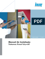 Manual de técnicas de instalação de Sistemas Knauf drywall
