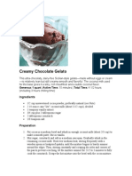 Creamy Chocolate Gelato