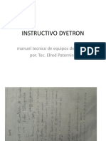 instructivo Dyetron