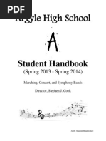 Marching Band Handbook - Stephen Cook