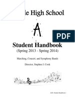 Marching Band Handbook - Stephen Cook