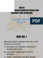 Bab 3 - Manusia Sebagai Makhluk Sosial & Ekonomi - 1