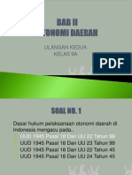 Download Ulangan harian Pkn Kls 9 - Otonomi Daerah - Part 2 by Atanasia Yayuk Widihartanti SN203963576 doc pdf