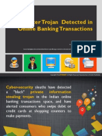 Dexter Trojan Detected in Online Banking Transactions