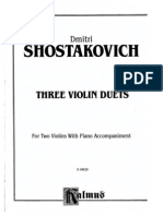 22421675 Shostakovich D Tres Duos Para Violin
