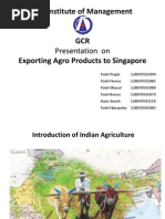 Agro Products To Singapore