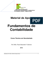 Fundamentos Contabilidade Tecnico Adm