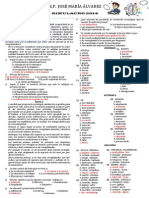 I Simulacro 3º - 4º Sec. 2014