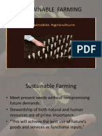 Sustainable Farming: BY: Abhinit Kanth Upvan Yadav Saurav Raj