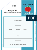 4to Grado - Bloque 3 - Historia