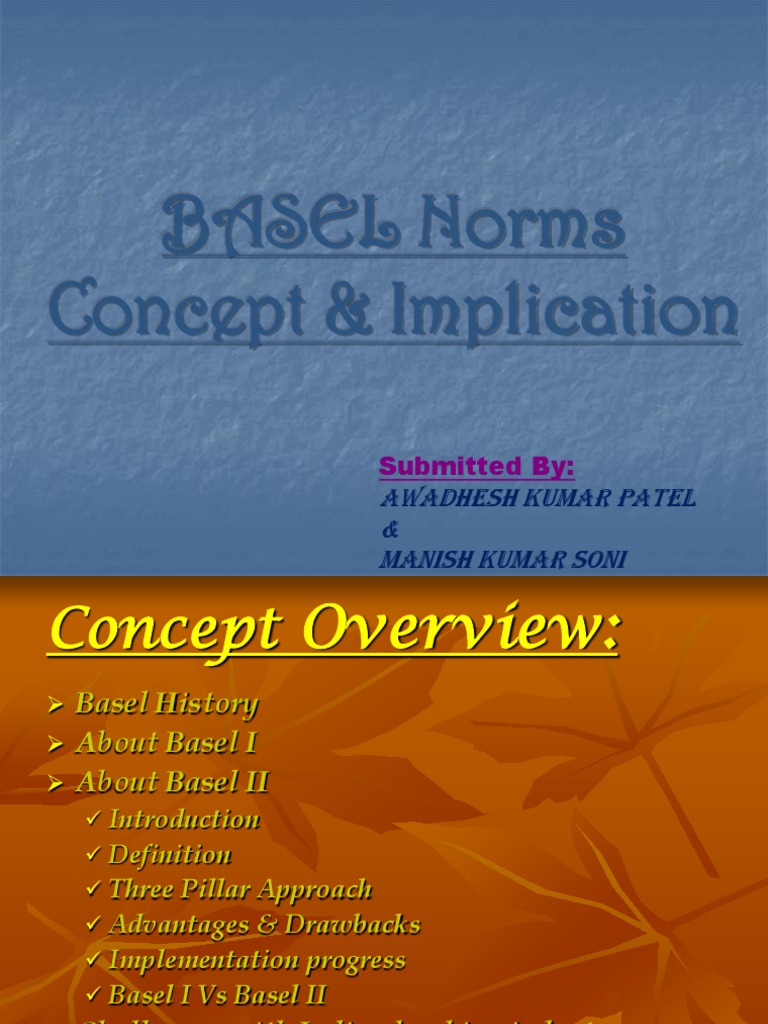 Basel Norms PDF Basel Ii Capital Requirement