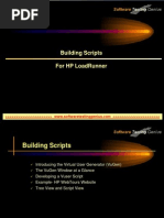 Building Scripts For HP Loadrunner