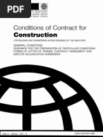 Conditions of Contracts FIDIC 99