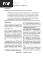 advances in oral drug delivery