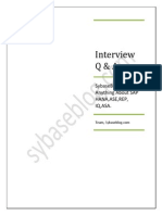 Sybase DBA Interview Q