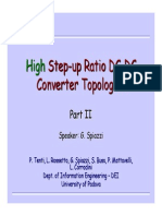 High Step Up Ratio DC DC Converters Part - II