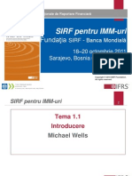 1.1 and 1.2 Workshop Outline and Overview of IFRS For SMEs ROM