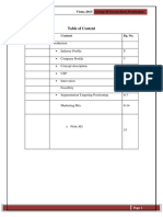 Marketing Report - Birds Eye View