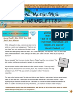 Cape Muslims E-Newsletter Vol 1 No 1 (1)