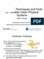 Verification Techniques and Tools For Reliable Cyber-Physical Systems