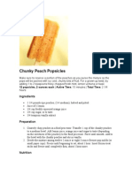 Chunky Peach Popsicles