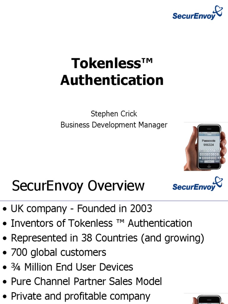 SecurEnvoy Infinigate DK Presentation | PDF | Short Message Service ...