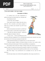 1 - Teste Diagnóstico Portugues 5º Ano