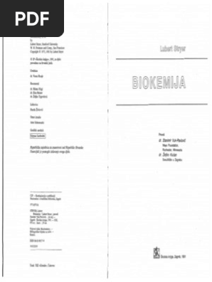 biokemija stryer
