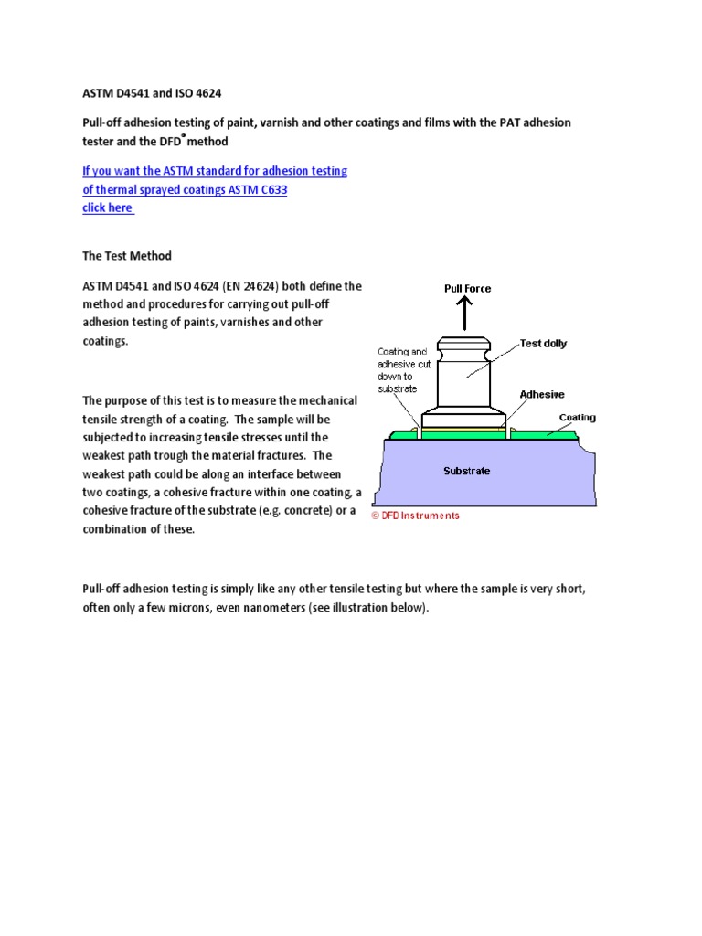 Pull Off Test Pdf