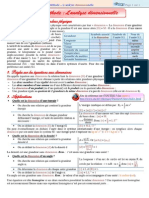 Methode Analyse Dimensionnelle