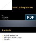 Classification of Entreprenuers-OK