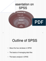 Presentation On SPSS: Presented by