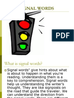 Signal Words