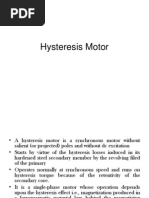 Hysteresis Motor