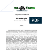 Fondebrider, Jorge - Licantropia, Historias de Hombres Lobo en Occidente