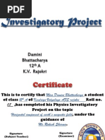 investigatory project