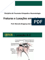 fraturas e luxações