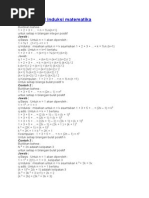 Latihan Soal Induksi Matematika