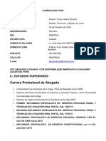 CV Abogado Actualizado