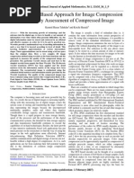 Haar Wavelet Based Approach For Image Compression and Quality Assessment of Compressed Image