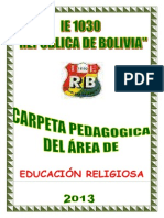 Carpeta Pedagogica Religion